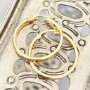 Contemporary Thick Flat Fronted 20mm Hoops