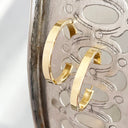 Contemporary Thick Flat Fronted 20mm Hoops