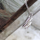 Contemporary Winding Diamond Pendant 
