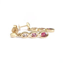 Delightful All The Pinks Drop Earrings