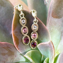 Delightful All The Pinks Drop Earrings