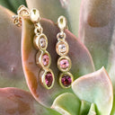 Delightful All The Pinks Drop Earrings
