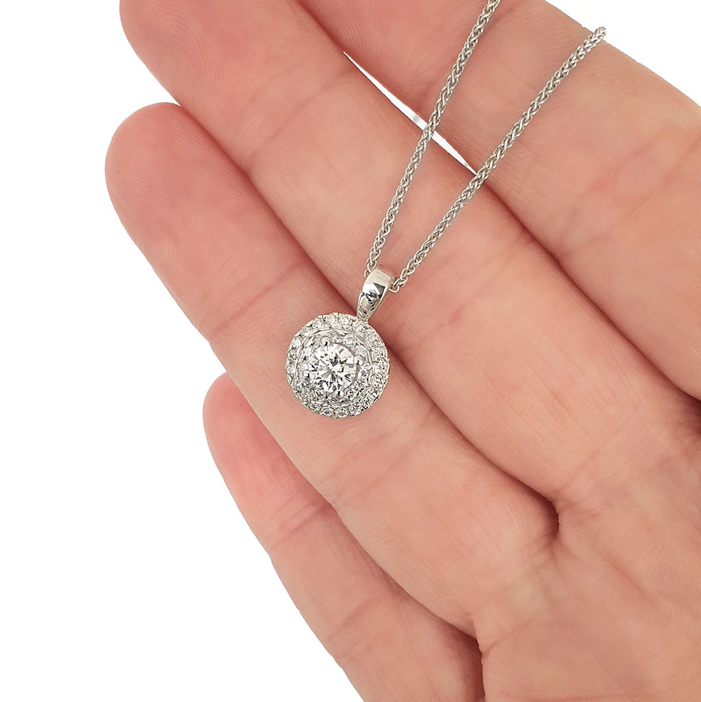 Diamond Cluster Pendant
