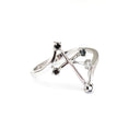 Distinctive Southern Cross Black Diamond Ring