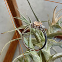 Divine Oval Morganite and Diamond Shoulder Highlight Ring