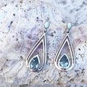 Aquamarine Drop Earrings