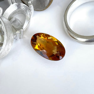 Citrine - Cognac Oval Cut - 4.60ct