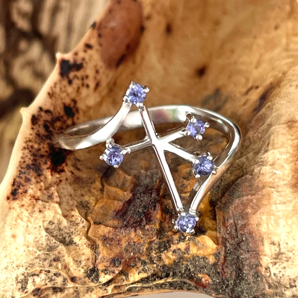 Southern Cross White Gold Tanzanite Ring