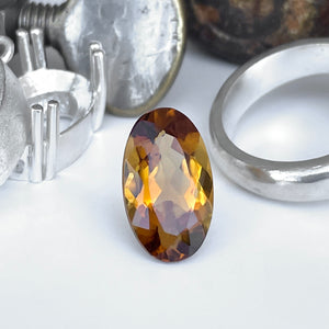 Citrine - Cognac Oval Cut - 4.60ct