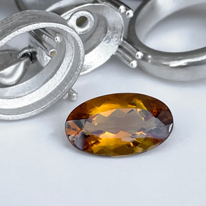 Citrine - Cognac Oval Cut - 4.60ct