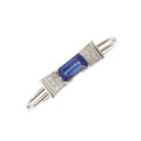 Elegant Diamond And Tanzanite Bow Cuff Bracelet