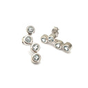   Four Aquamarine White Gold Drops Earrings