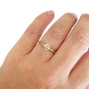 Four Claw Solitaire, Yellow Gold, Diamond Ring