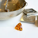 Garnet - Manderin - Trilliant Cut - 1.07ct