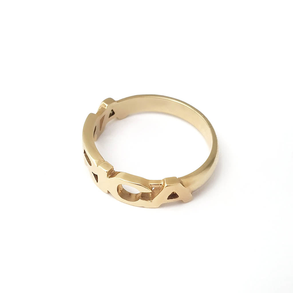 Gold Africa Ring