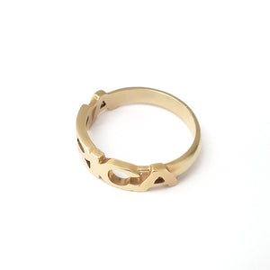 Gold Africa Ring