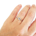 Handcrafted Emerald Cut Diamond Ring