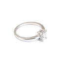 Handcrafted Emerald Cut Diamond Ring