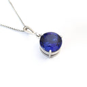 Handcrafted Solitaire Tanzanite Droplet Bale Pendant