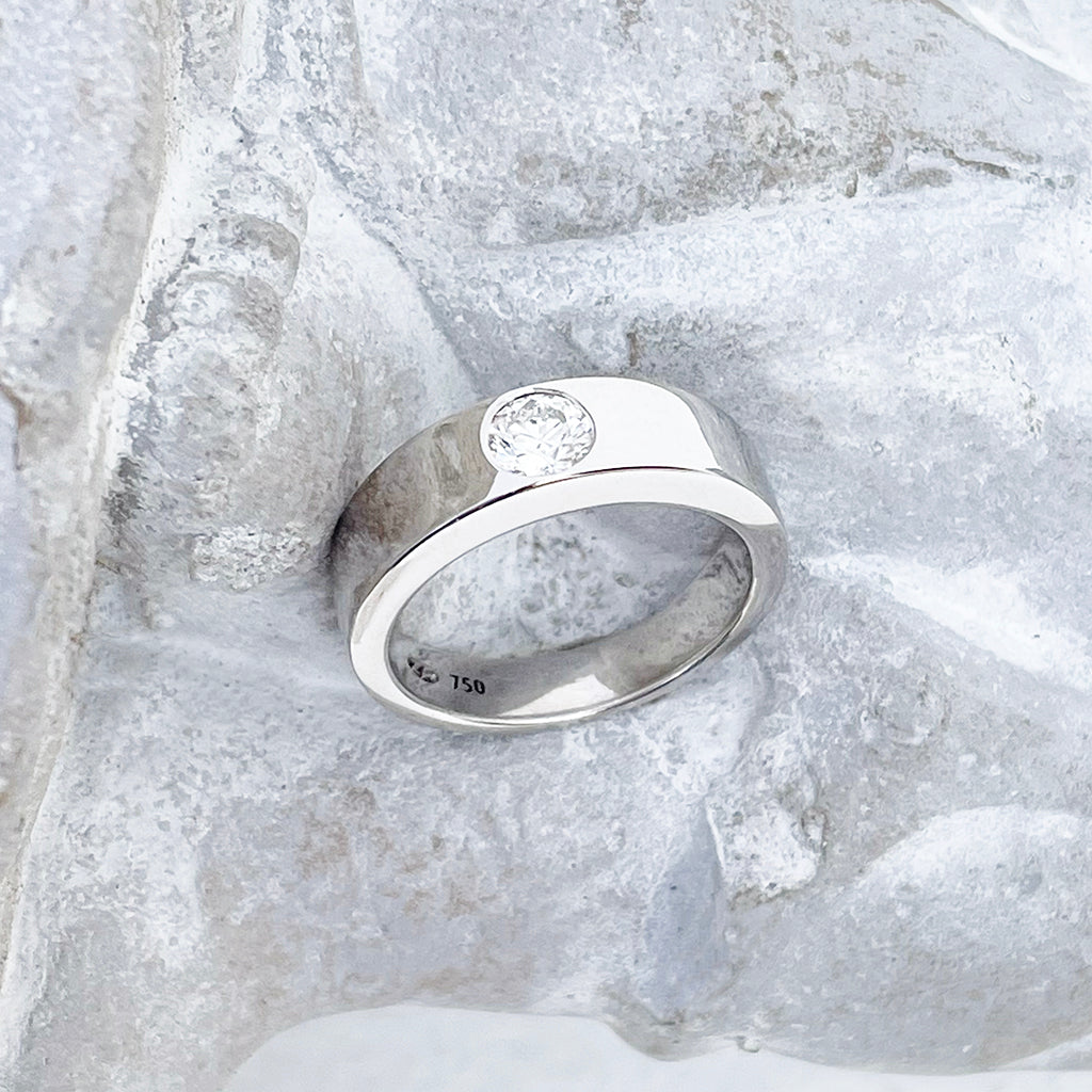 Swiss set diamond ring 2025