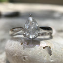 Pear Cut Diamond Ring
