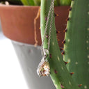 Solid Bale Double Claw Morganite Pear Shaped Pendant