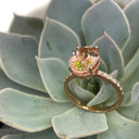 The Ultimate Glam Morganite and Diamond Ring