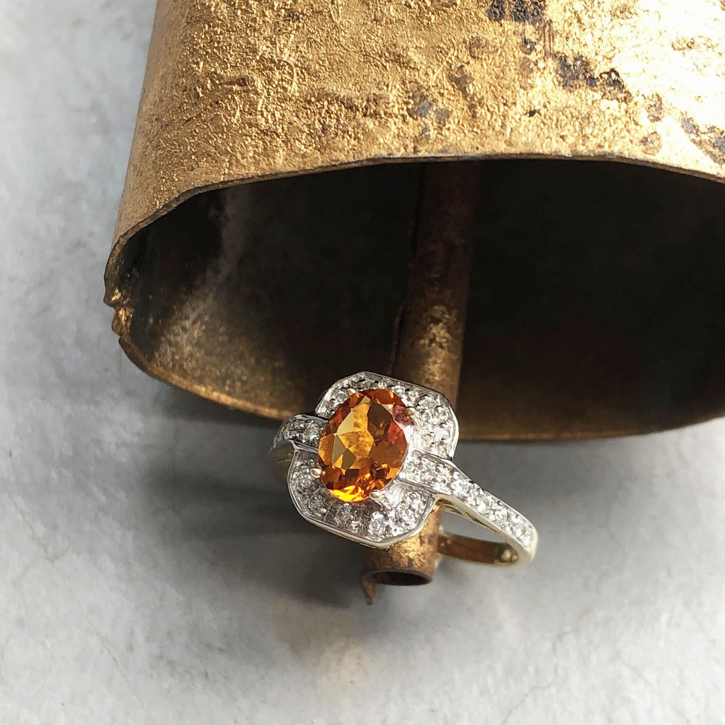 Oval square diamond ring discount