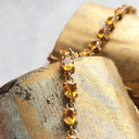 Oval Cut Citrine Tennis Bracelet