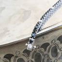 Black and White Diamond Tennis Bracelet
