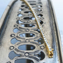 White Diamond 18ct Yellow Gold Tennis Bracelet