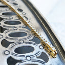 White Diamond 18ct Yellow Gold Tennis Bracelet