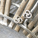 Three Interlaced Circle Diamond Accent Earrings