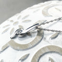 Swish Diamond Pendant