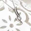 Swish Diamond Pendant