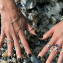 White Gold 15 Diamond 3/4 Eternity Band