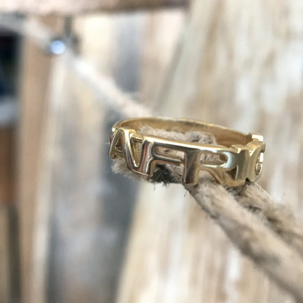 Gold Africa Ring