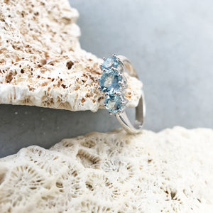 Trilogy Aquamarine Ring