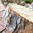 Pear cut Morganite, Diamond and Rose Gold Drop Pendant and Chain