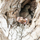 Cushion Cut Morganite, Diamond and Rose Gold Ring