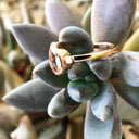 Pear Cut Morganite Ring with Diamond Accents