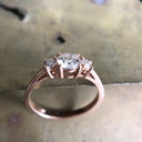 Trilogy Rose Gold Diamond Ring