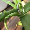 Channel Set Diamond and White Gold Half Eternity Ring