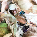 Emerald Cut London Blue Topaz Ring