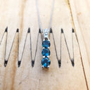 Eternal Promise London Blue Topaz and Diamond Pendant