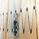 Eternal Promise London Blue Topaz and Diamond Pendant