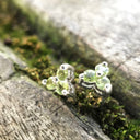 Trilogy Peridot Stud Earrings