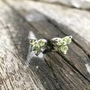 Trilogy Peridot Stud Earrings