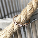 Twisted Rose Gold and Diamond Wedding Band