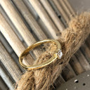 Classic Diamond Solitaire Ring in 18ct Yellow Gold 